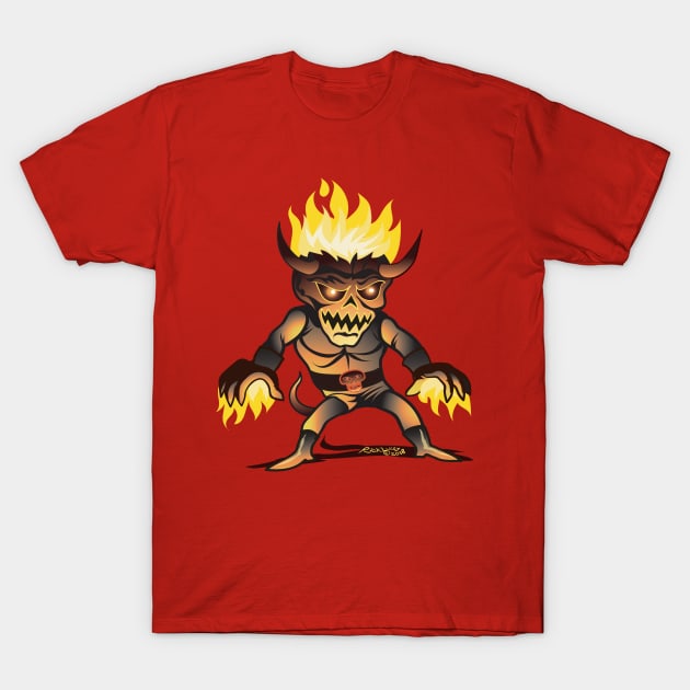 Demon Skull Boy T-Shirt by RickLucey